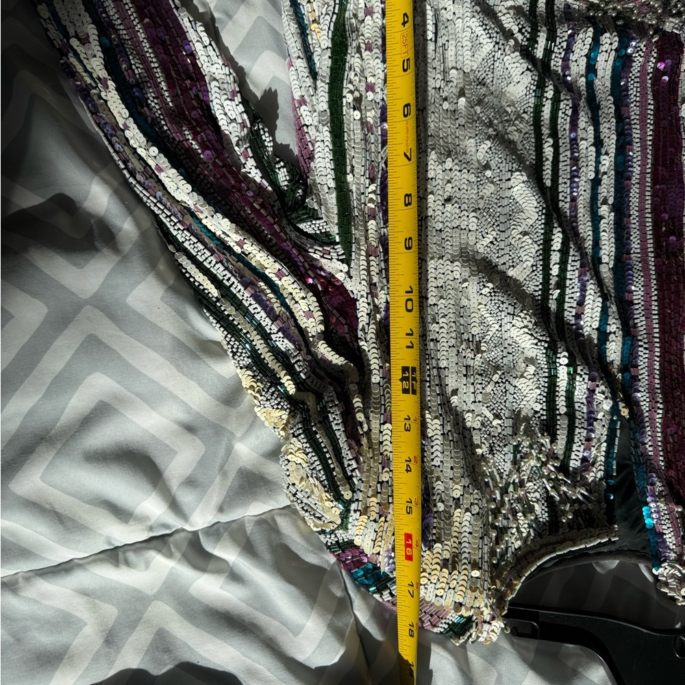 Elegant Multicolor Sequin Top - image 8